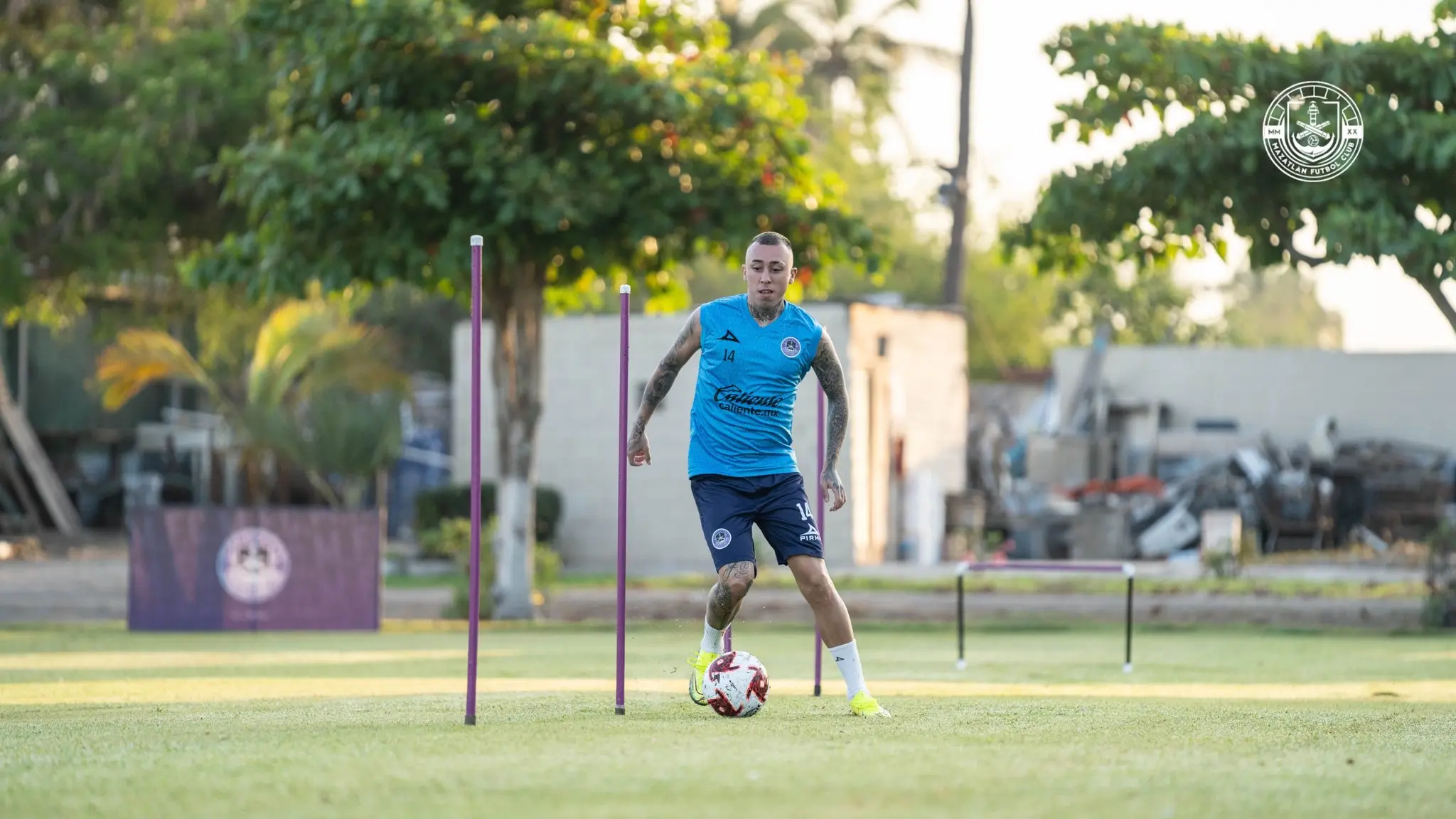 Martín Rodríguez en entrenamiento del Mazatlán FC - @mazatlanfc