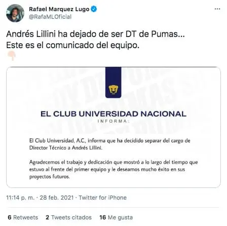 Twitter @RafaMLOficial