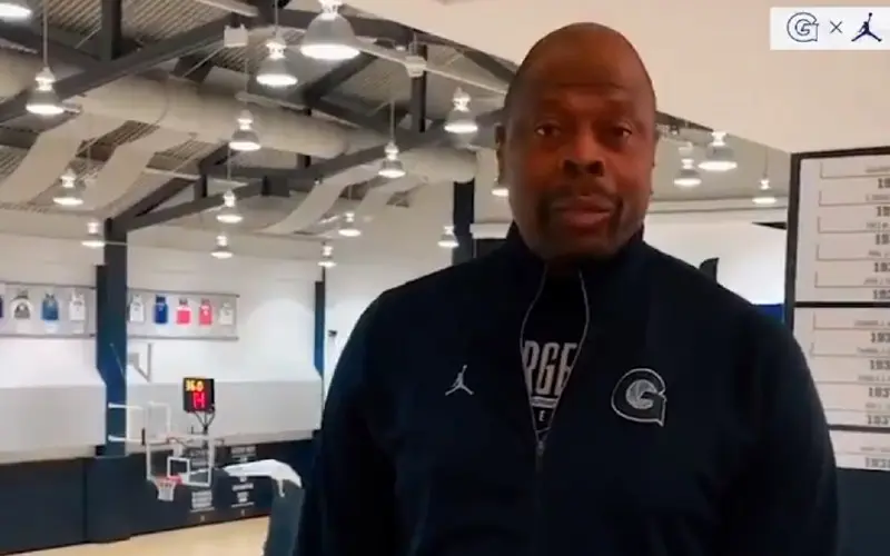 Patrick Ewing, entrenador de la Universidad de Georgetown - Twitter @GeorgetownHoops