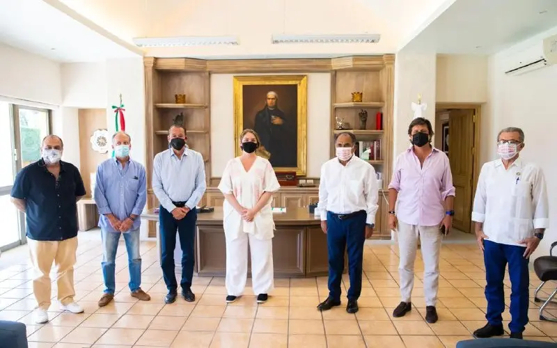 Reunión entre Comité Organizador Abierto Mexicano y gobierno de Guerrero - Cortesía Gobierno de Guerrero