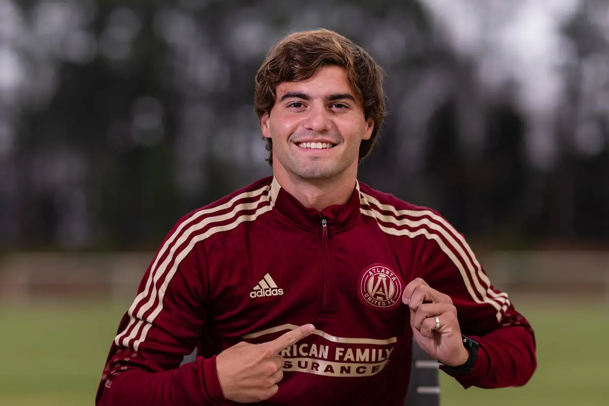 Santiago Sosa entrenando con el Atlanta United (Twitter - @ATLUTD)