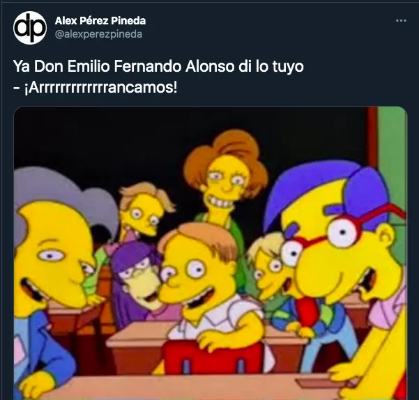 Fue un gran debut para Emilio Fernando Alonso