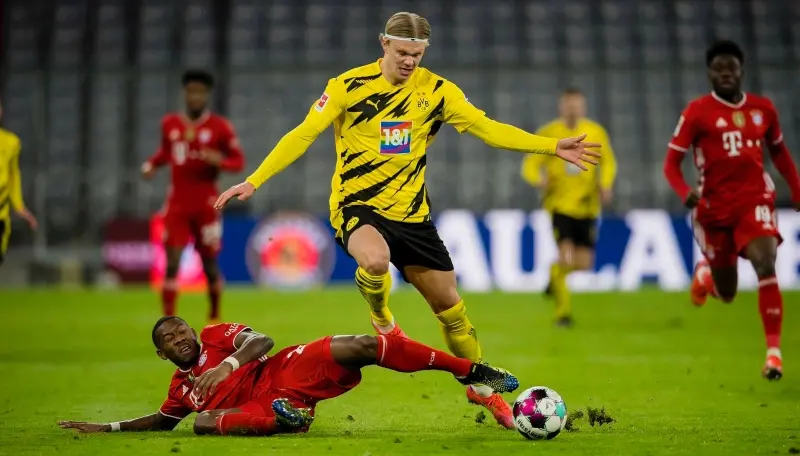 Haaland hizo falta en la segunda mitad (@BVB)