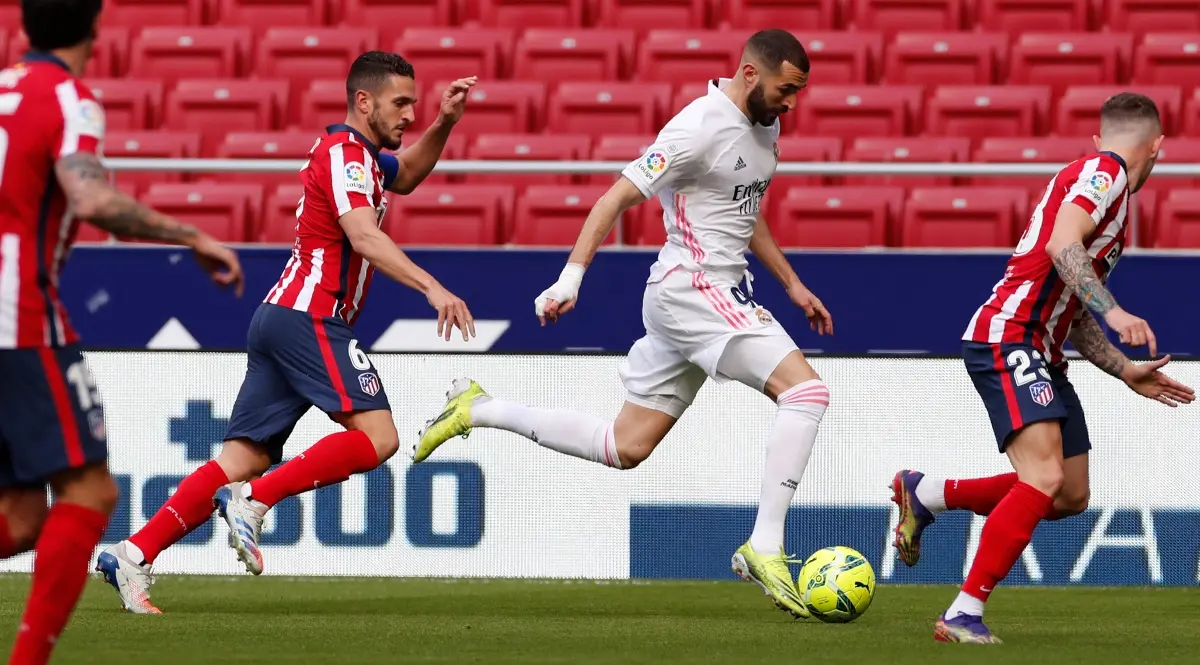 El Atlético de Madrid deja escapar puntos (@realmadrid)