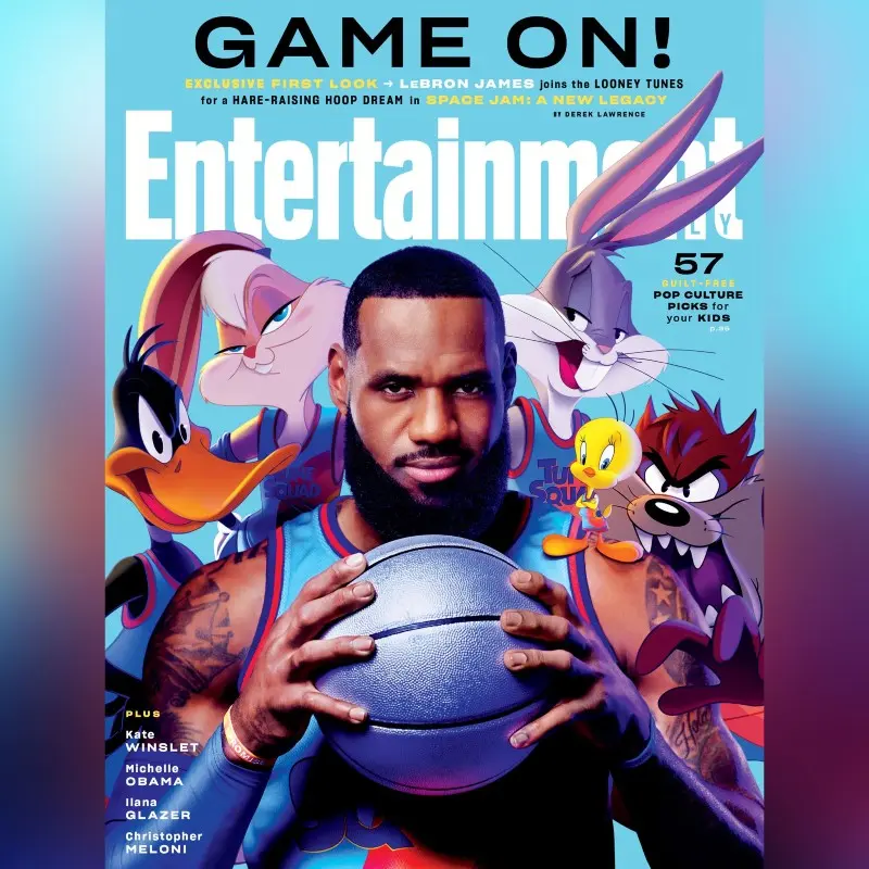 LeBron James en las primeras imágenes de Space James: A New Legacy - Twitter @KingJames