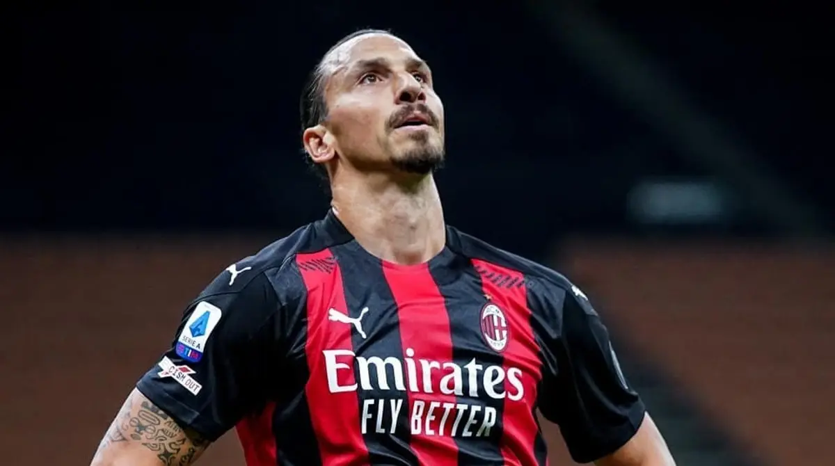 Zlatan Ibrahimovic en un partido del AC Milán - Instagram @iamzlatanibrahimovic