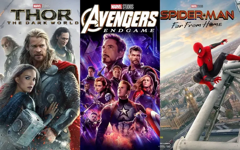 Películas de Marvel - Facebook Marvel Studios/Twitter @SpiderManMovie