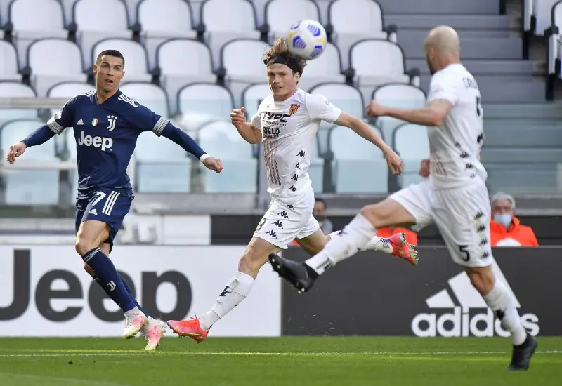 Cristiano Ronaldo en el Juventus vs Benevento - Twitter @JuventusFC