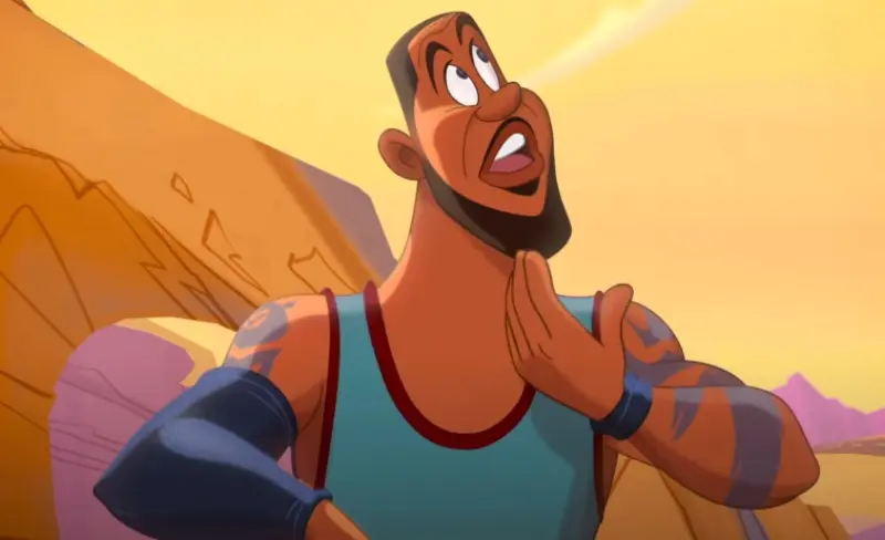 LeBron James en versión animada (YouTube: Warner Bros. Pictures Latinoamérica)