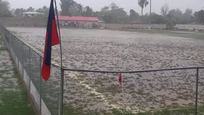 La cancha del club haitiano (FB: Jourda Kreyól)