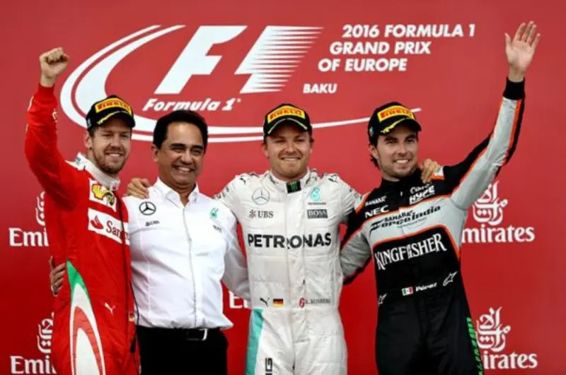 'Checo' se subió al podio en aquella ocasión (escuderiatelmex.com)