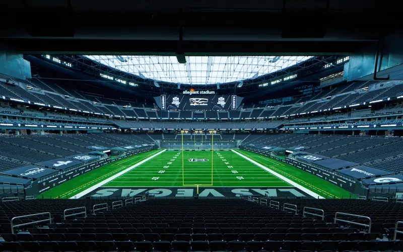 Allegiant Stadium, casa de Las Vegas Raiders y sede de la final de la Copa Oro 2021 - Twitter @AllegiantStadm