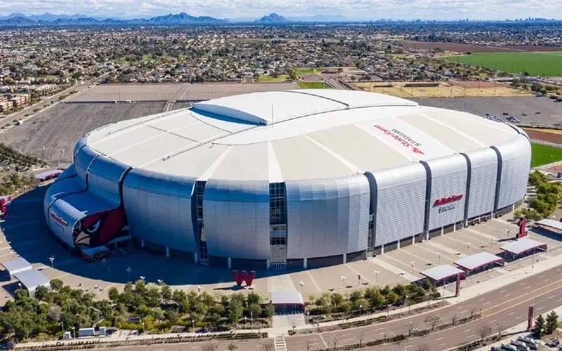 State Farm Stadium, casa de los Arizona Cardinals y sede de la Copa Oro 2021 - Twitter @StateFarmStdm