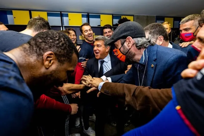 Joan Laporta asumió como presidente del Barcelona hace algunos meses. (Instagram @jlaportaoficial)