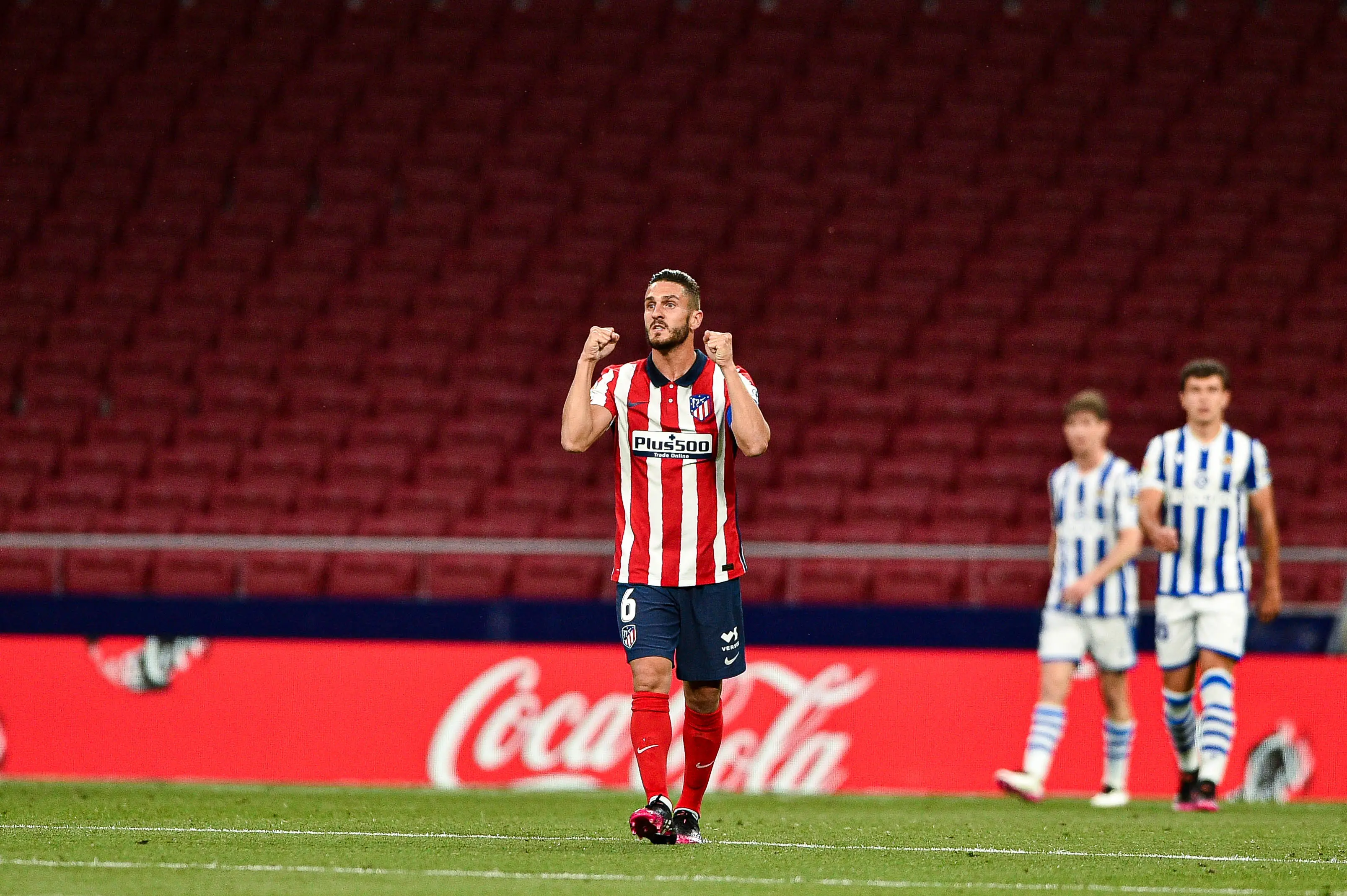 Koke en su partido 500 con el Atleti - @Atleti