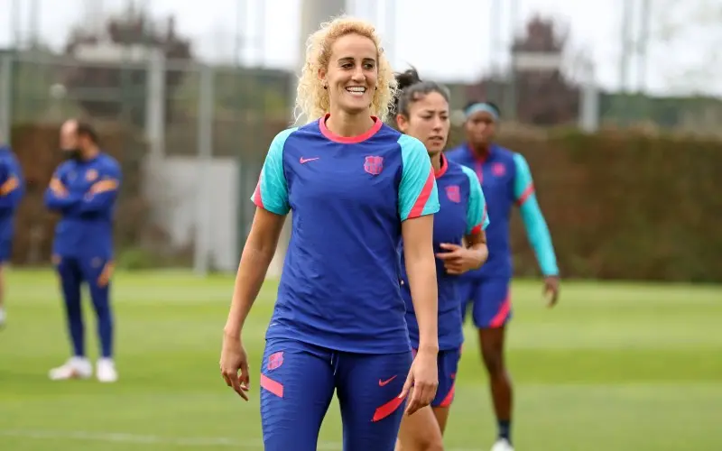 Kheira Hamraoui, jugadora del Barcelona - Twitter @FCBfemeni