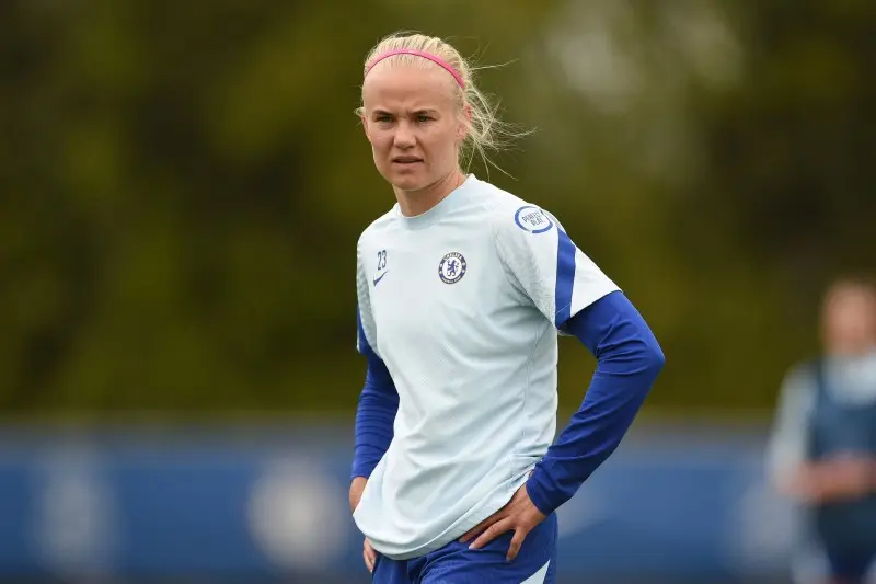 Pernille Hader, jugadora del Chelsea - Twitter @ChelseaFCW