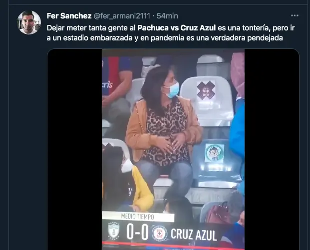 Captura de pantalla Twitter