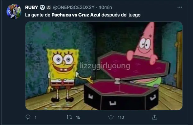 Captura de pantalla Twitter