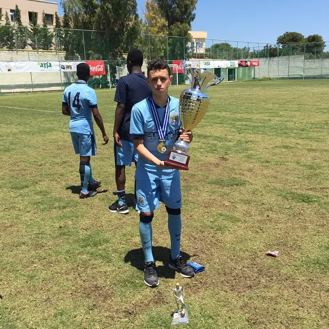 Phil Foden en torneos juveniles con el Manchester City - @philfoden