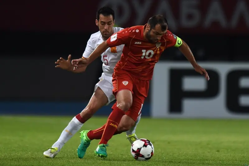Es el máximo anotador de Macedonia del Norte (FB: UEFA EURO 2020)