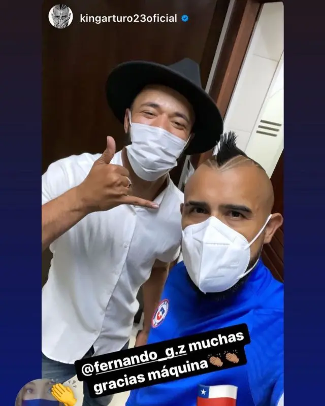 El peluquero compartió las fotos de los futbolistas en su Instagram. Foto: IG <br> fernando_g.z
