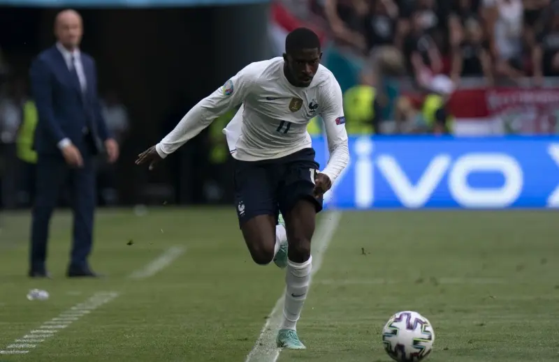 Dembélé sólo jugó media hora (FB: Équipe de France de Football)
