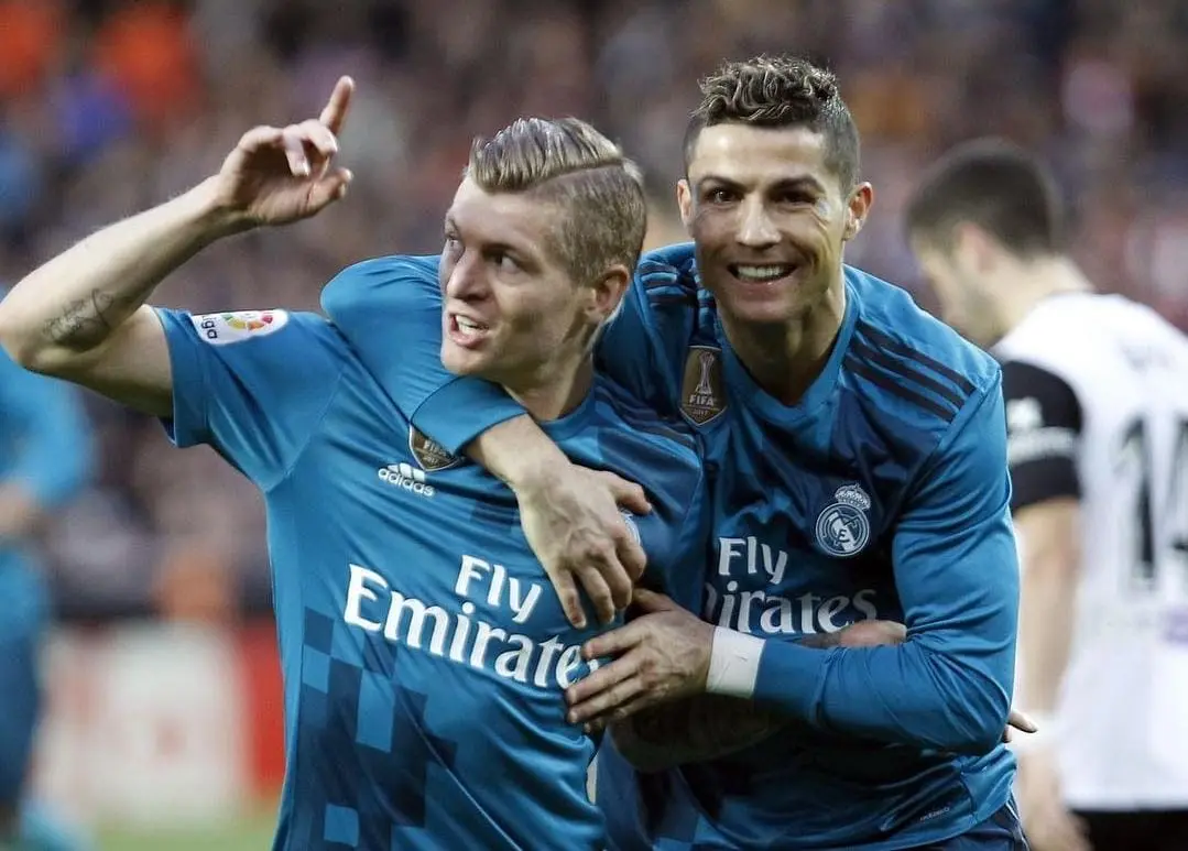 Ronaldo y Kroos jugaron juntos en el Real Madrid durante cuatro años-@toni.kr8s