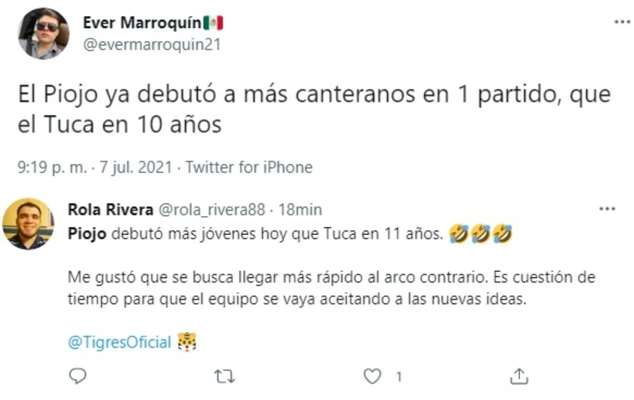 El entrenador de Tigres causó polémica en redes sociales. Foto: Twitter.