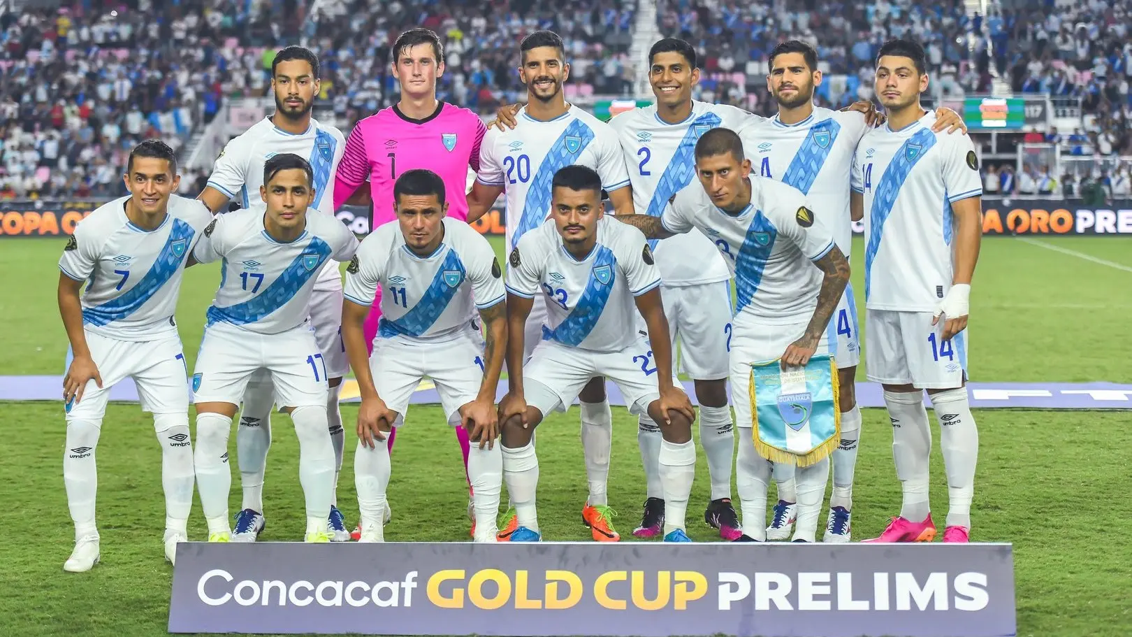 Guatemala previo a su partido contra Guyana en el repechaje de la Copa Oro - @fedefut_oficial