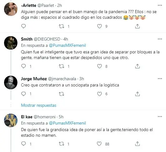 Usuarios de Twitter criticaron los mosaicos que formaron con el público que acudió al estadio. Foto: Twitter.