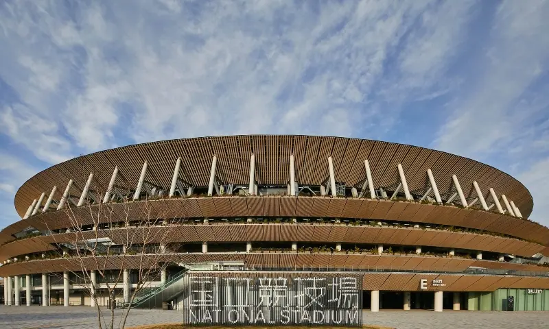 El Estadio Nacional ya se alista para los Juegos Olímpicos (FB: Tokyo 2020)