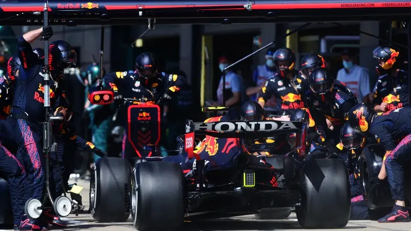 Pérez dijo que Red Bull optó por la vuelta rápida (@redbullracing)