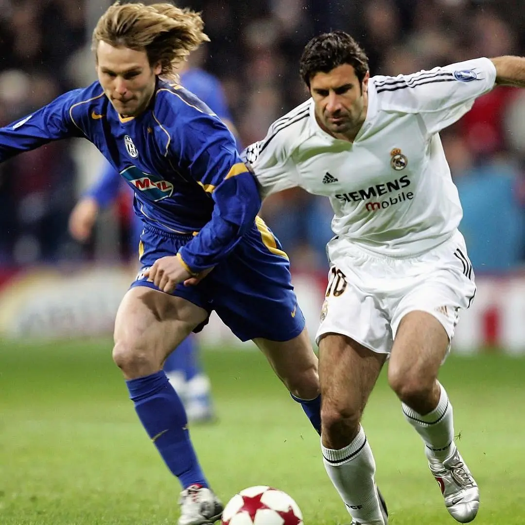 Luis Figo en partido con el Real Madrid - @luis__figo