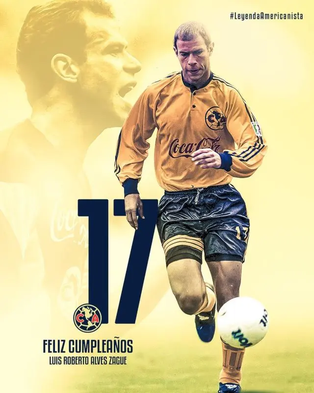 'Zague' es el máximo goleador del América con 143 goles. Foto: Instagram Club América