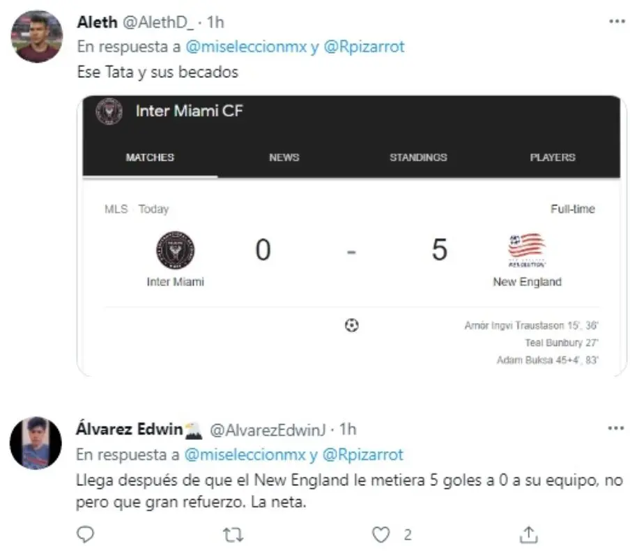 El '10' del inter Miami es criticado por no mostrar el nivel que tuvo en Chivas y Monterrey. Foto: Twitter