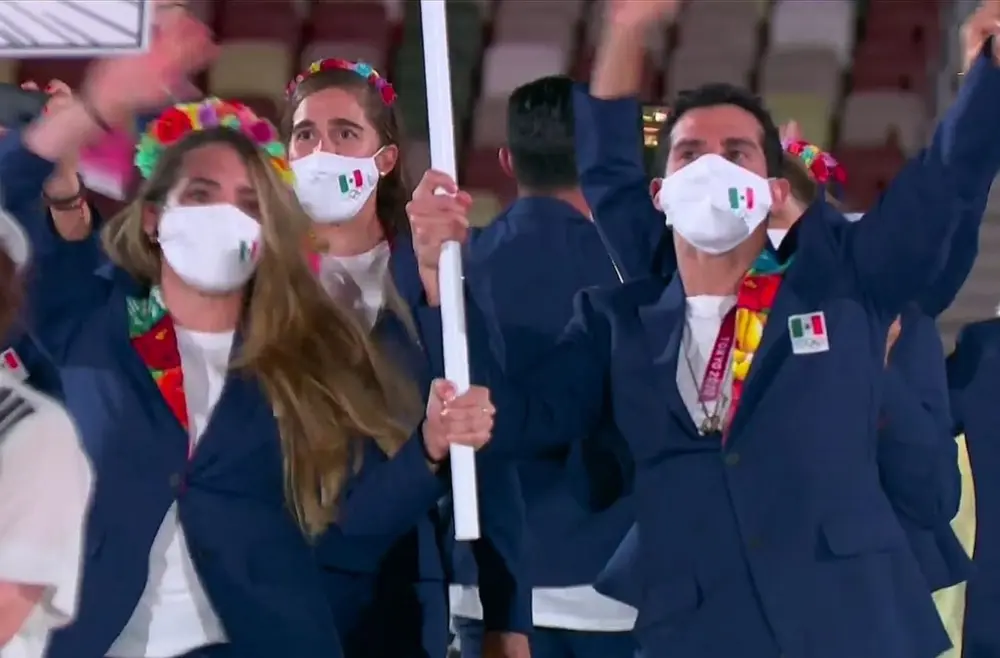 La delegación mexicana en Tokio 2020.
