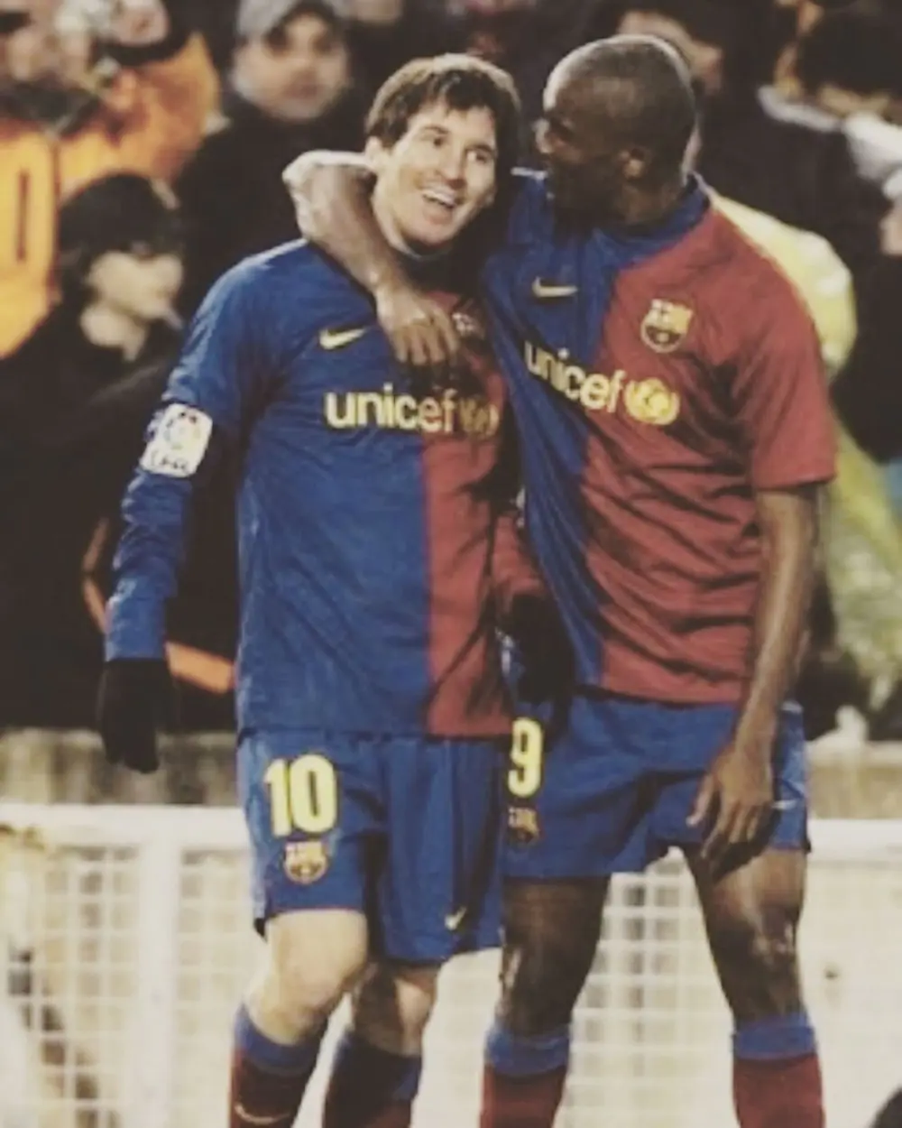 Samuel Eto'o comparte fotos con Lionel Messi cuando jugaban en Barcelona. (Instagram @samueletoo)