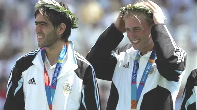 'Chelito' y Luciano Figueroa en Atenas 2004