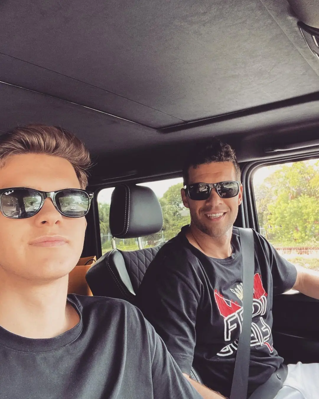Ballack y su hijo, Emilio, vacacionando en Estados Unidos durante 2020 - @michaelballackofficial