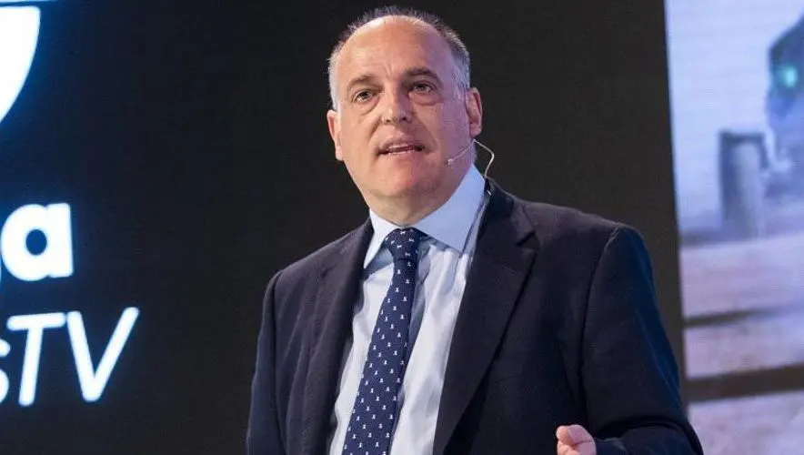 Tebas en evento de LaLiga - @Tebasjavier
