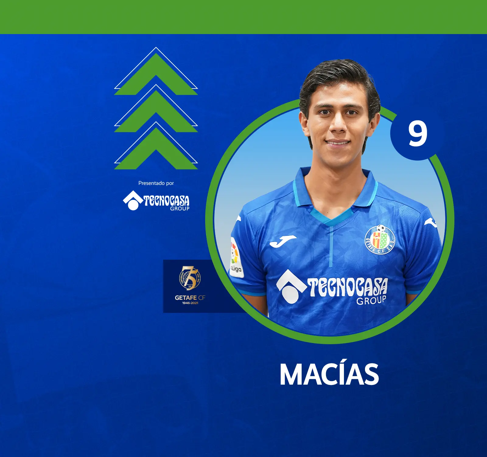 Ingreso de Macías al partido - @GetafeCF