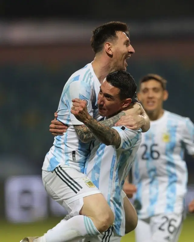 El jugador argentino se coronó campeón de la Copa América junto a Lionel Messi. Foto: Instagram Ángel Di María