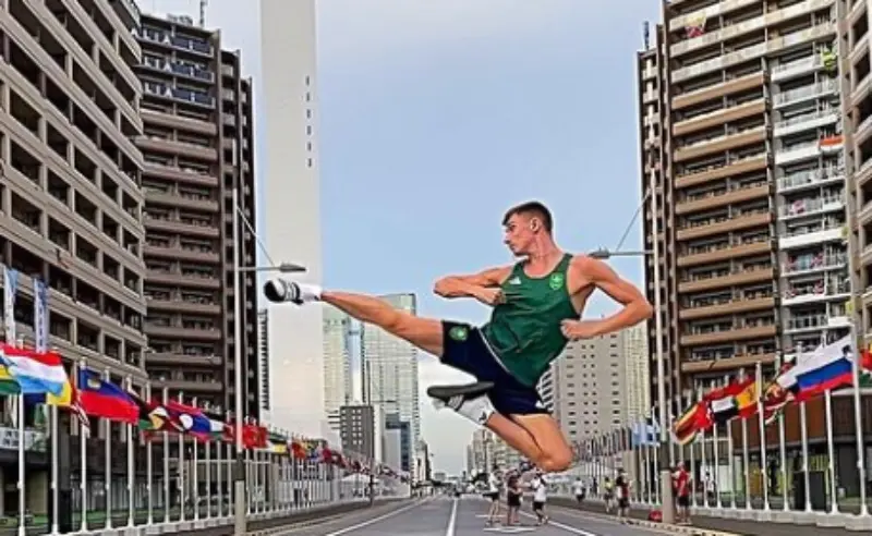 El atleta se recupera tras la agresión sufrida (@jack_woolley_tkd)