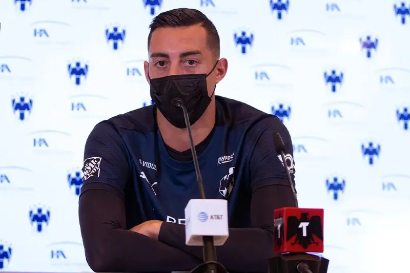 Rogelio Funes Mori en conferencia de prensa - Twitter @Rayados