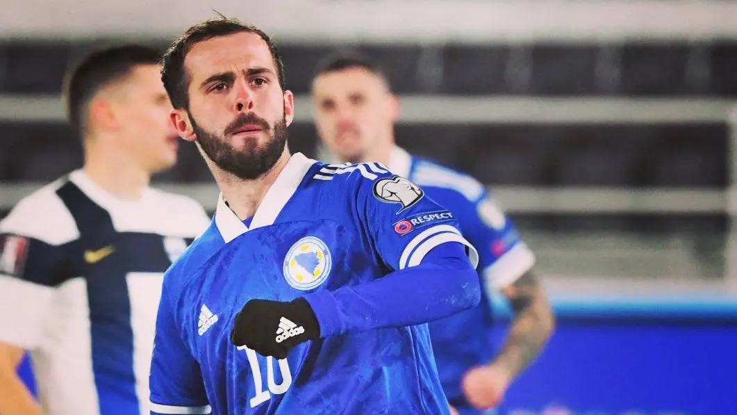 Miralem Pjanic con Bosnia - @miralem_pjanic