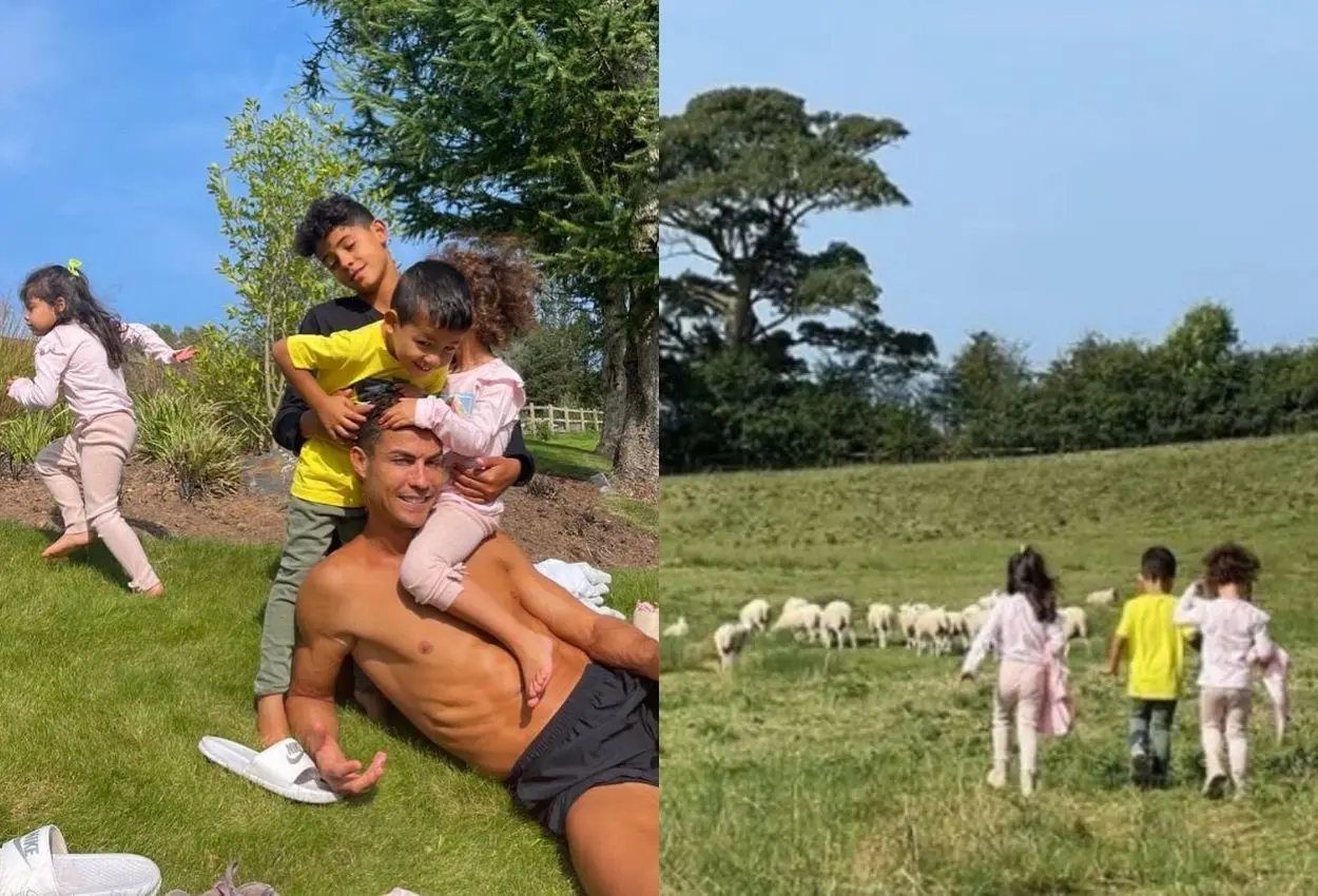 Ronaldo habitaba una casa con un valor cercano a los seis millones de libras esterlinas. Foto: Instagram Cristiano.