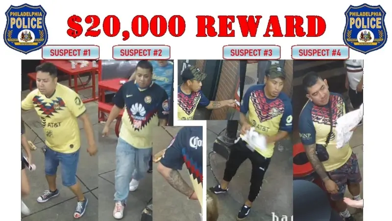 Las autoridades ya los buscan (@PhillyPolice)