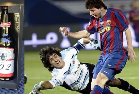 ¡Por fin le llegó! Vilar presume cerveza cortesía de Messi ¡Por fin le llegó! Vilar presume cerveza cortesía de Messi
