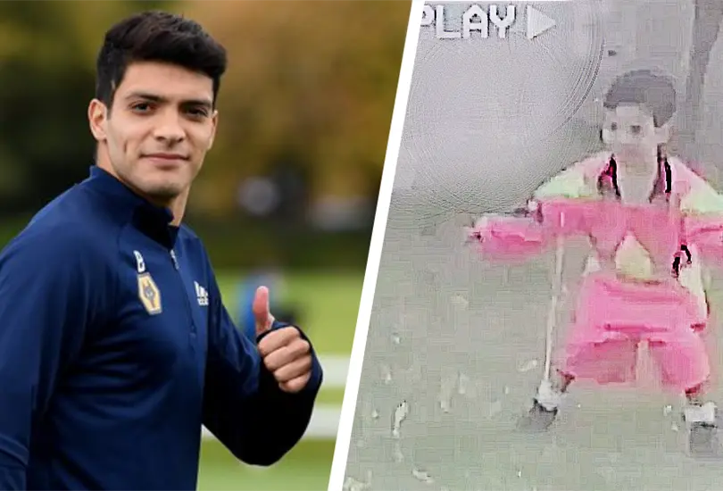 Raúl Jiménez jugaba con el jersey de Jorge Campos cuando era niño Raúl Jiménez jugaba con el jersey de Jorge Campos cuando era niño